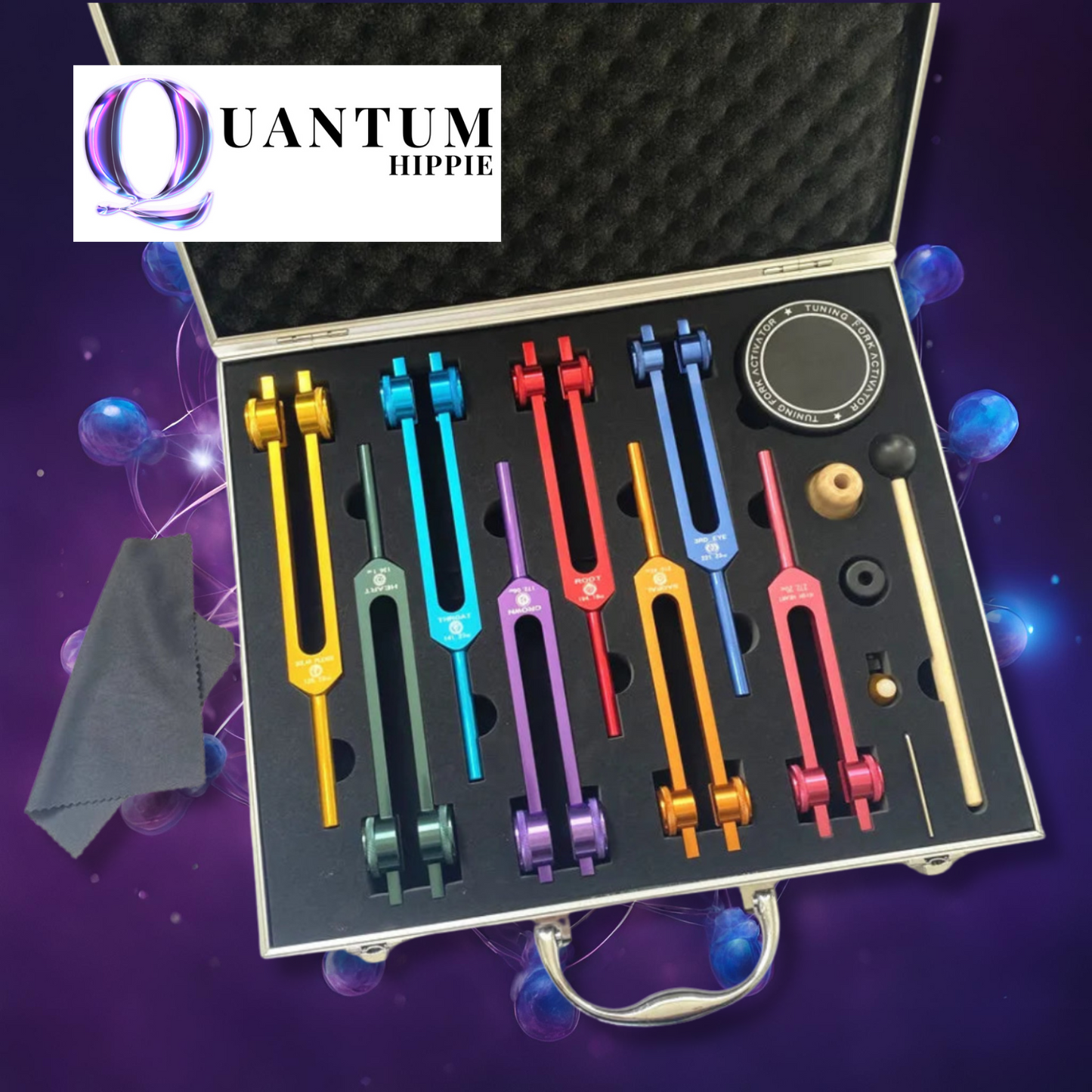 Deluxe Quantum Practitioner Full Therapy Fork Set